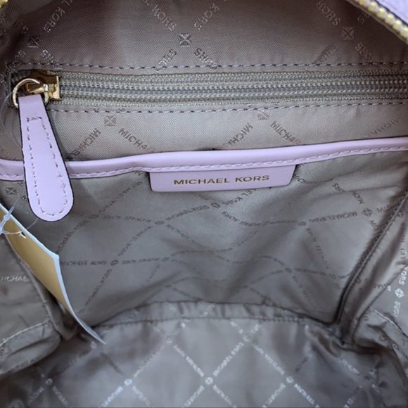 Michael Kors Adina Medium Backpack Leather Powder Blush - Picture 10 of 16